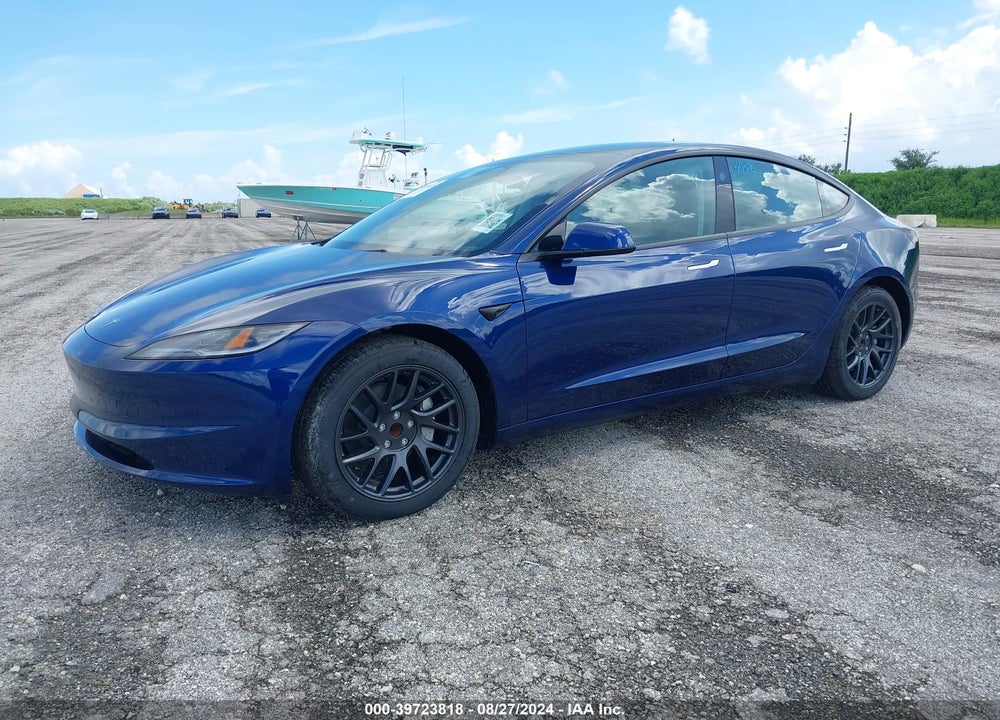 2024 TESLA MODEL 3 REAR-WHEEL DRIVE VIN: 5YJ3E1EA0RF755153