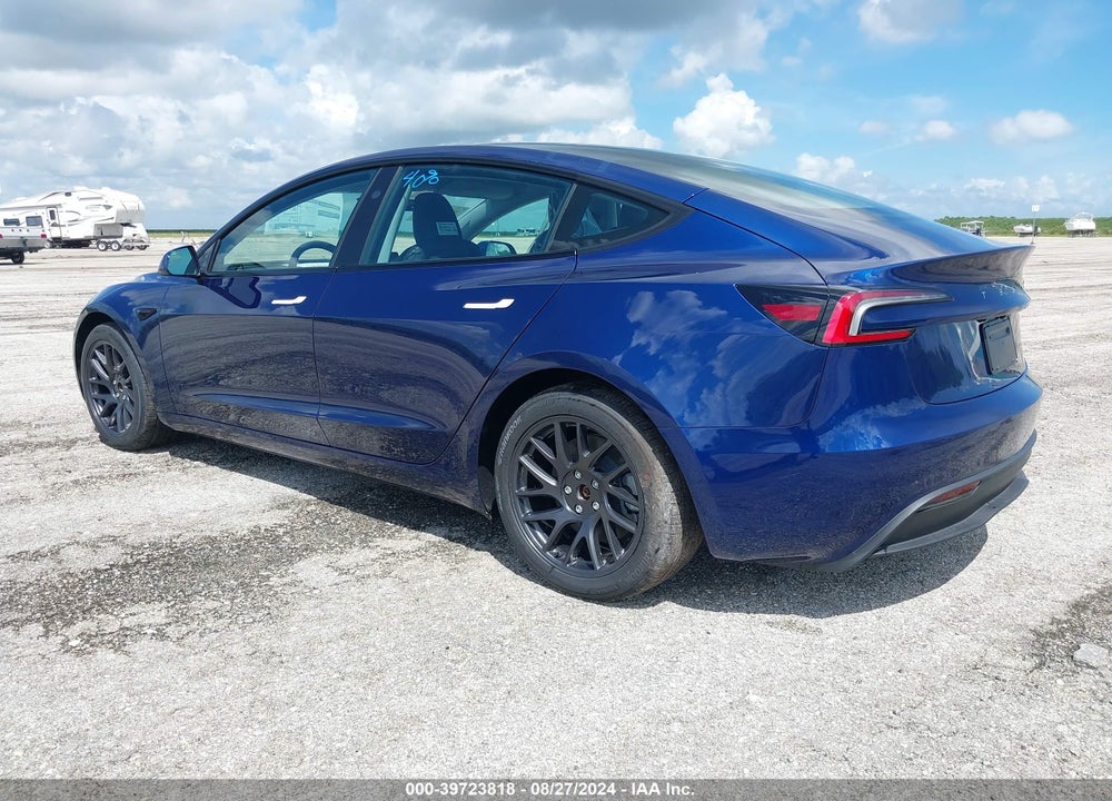 2024 TESLA MODEL 3 REAR-WHEEL DRIVE VIN: 5YJ3E1EA0RF755153