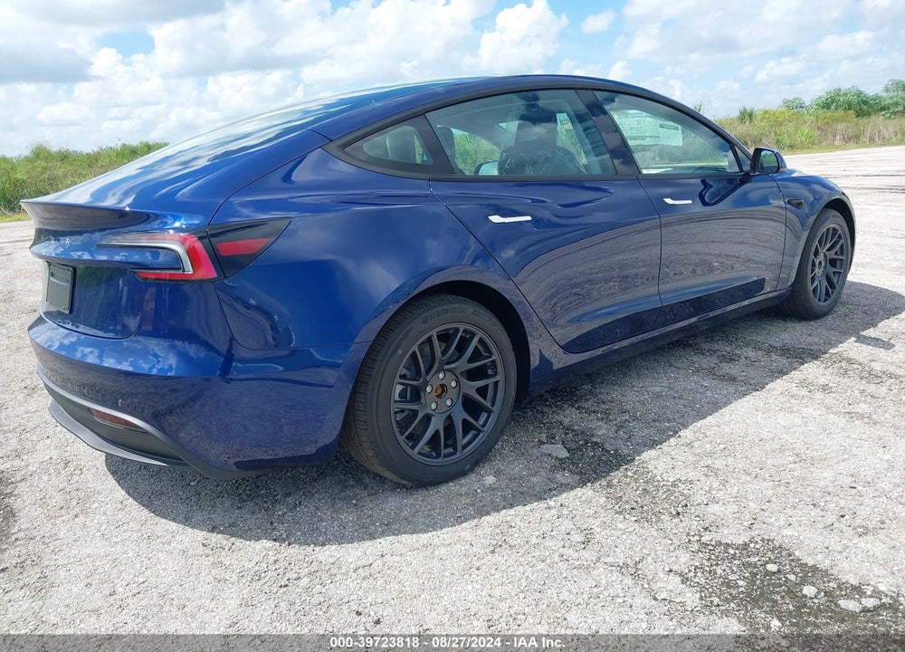 2024 TESLA MODEL 3 REAR-WHEEL DRIVE VIN: 5YJ3E1EA0RF755153