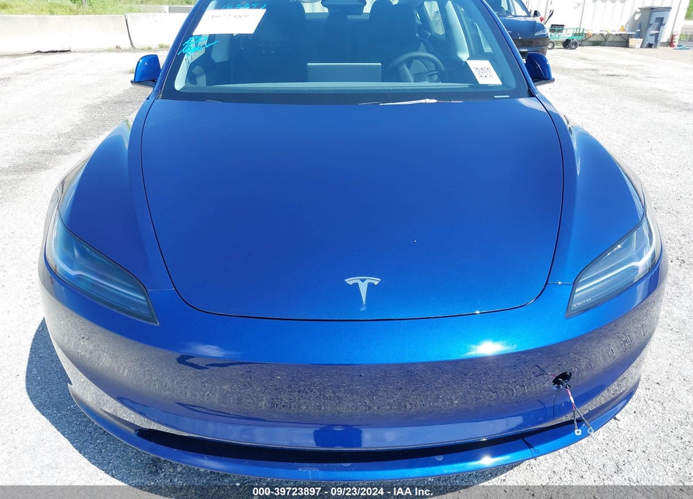 2024 TESLA MODEL 3 REAR-WHEEL DRIVE VIN: 5YJ3E1EA1RF760216