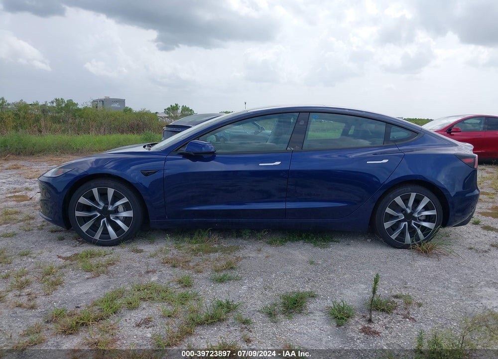 2024 TESLA MODEL 3 REAR-WHEEL DRIVE VIN: 5YJ3E1EA1RF760216