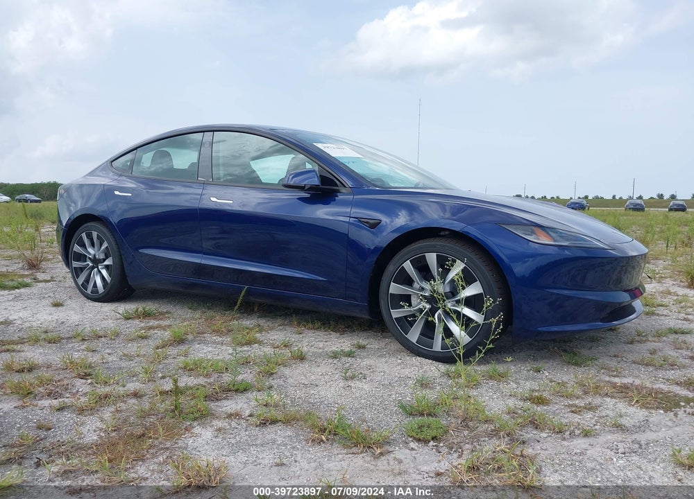 2024 TESLA MODEL 3 REAR-WHEEL DRIVE VIN: 5YJ3E1EA1RF760216