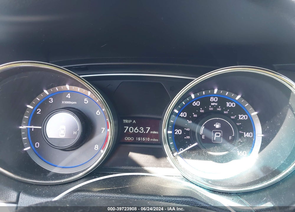 2013 HYUNDAI SONATA GLS VIN: 5NPEB4AC9DH558695