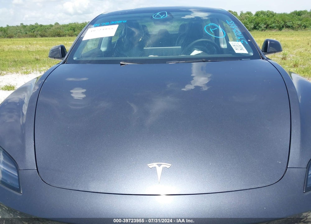 2024 TESLA MODEL 3 REAR-WHEEL DRIVE VIN: 5YJ3E1EA2RF752660
