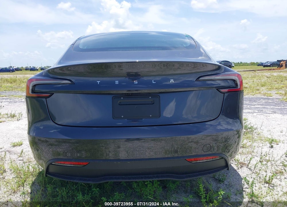 2024 TESLA MODEL 3 REAR-WHEEL DRIVE VIN: 5YJ3E1EA2RF752660