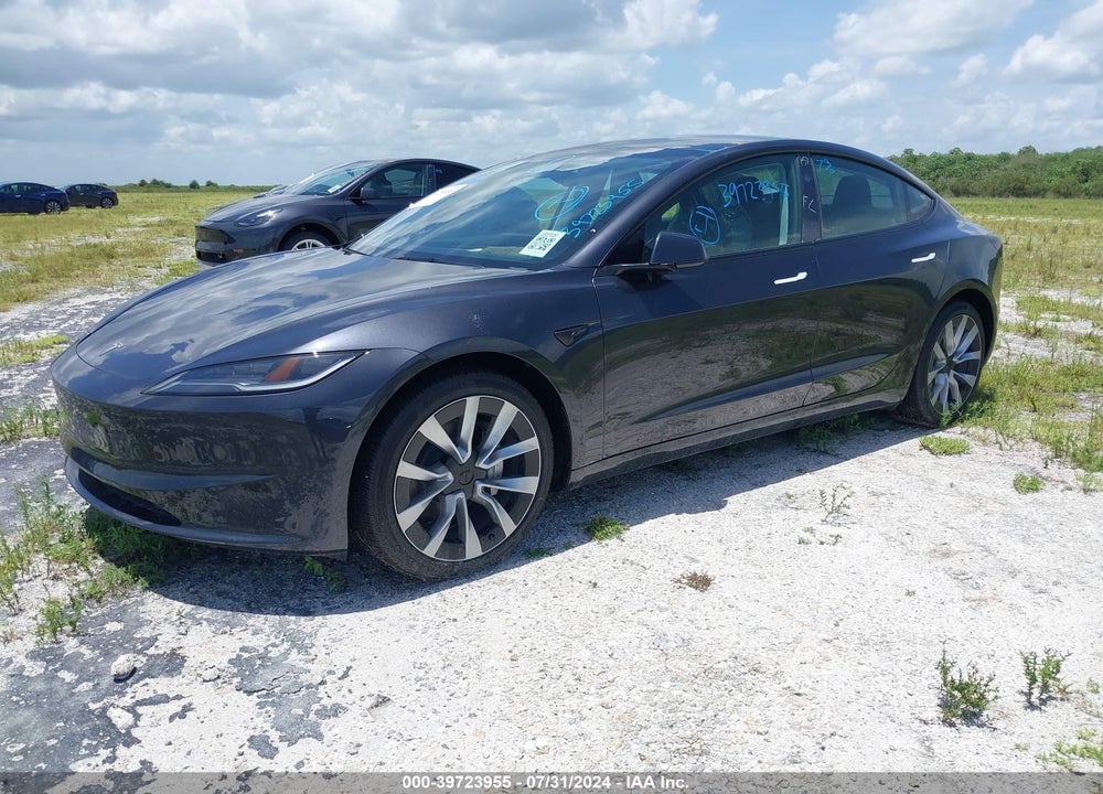 2024 TESLA MODEL 3 REAR-WHEEL DRIVE VIN: 5YJ3E1EA2RF752660