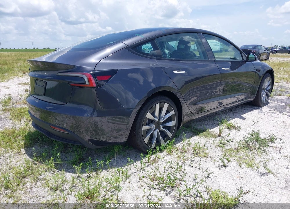 2024 TESLA MODEL 3 REAR-WHEEL DRIVE VIN: 5YJ3E1EA2RF752660