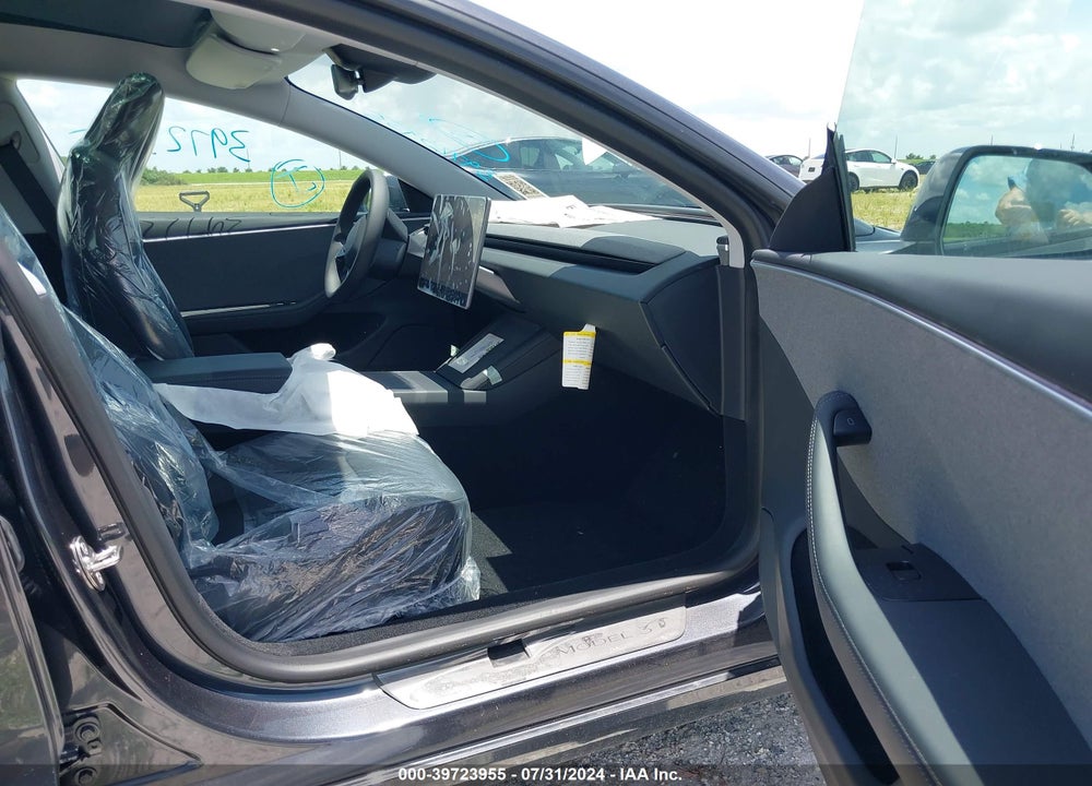 2024 TESLA MODEL 3 REAR-WHEEL DRIVE VIN: 5YJ3E1EA2RF752660