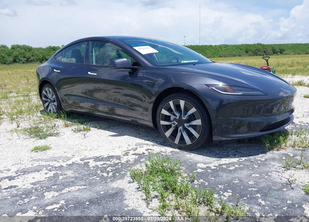 2024 TESLA MODEL 3 REAR-WHEEL DRIVE VIN: 5YJ3E1EA2RF752660