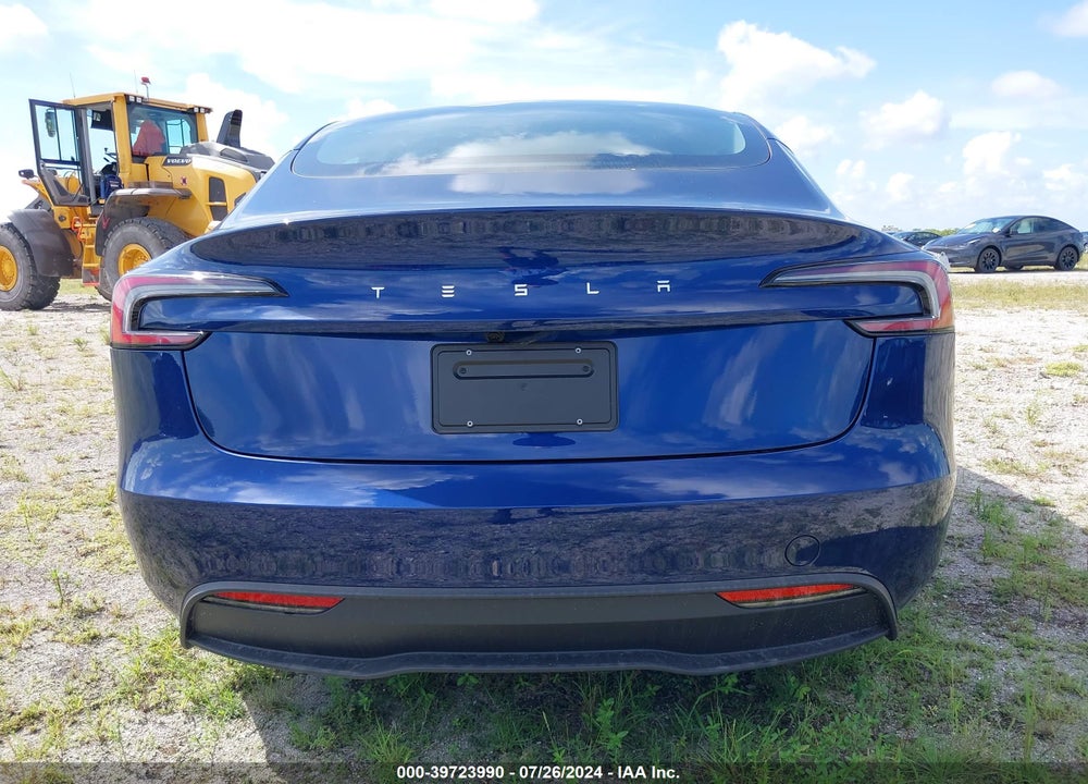 2024 TESLA MODEL 3 REAR-WHEEL DRIVE VIN: 5YJ3E1EA4RF748805