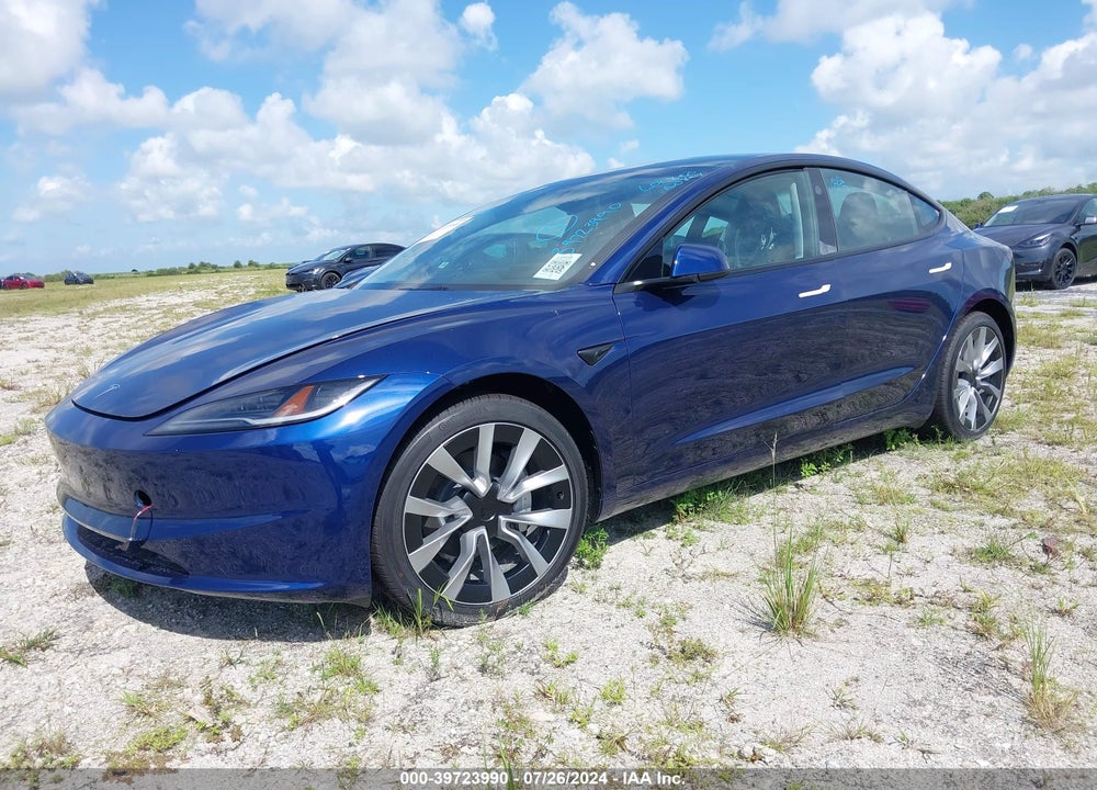 2024 TESLA MODEL 3 REAR-WHEEL DRIVE VIN: 5YJ3E1EA4RF748805