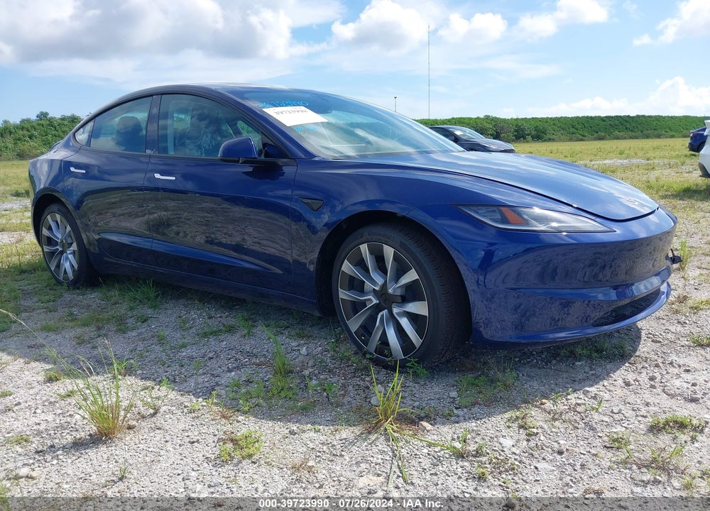 2024 TESLA MODEL 3 REAR-WHEEL DRIVE VIN: 5YJ3E1EA4RF748805