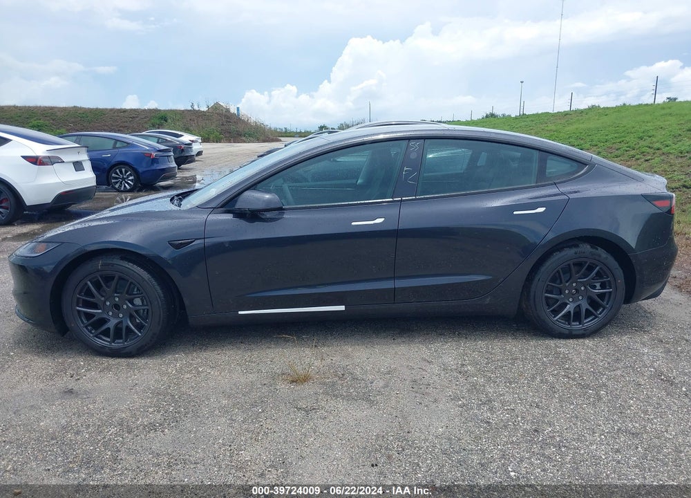 2024 TESLA MODEL 3 REAR-WHEEL DRIVE VIN: 5YJ3E1EA4RF784591