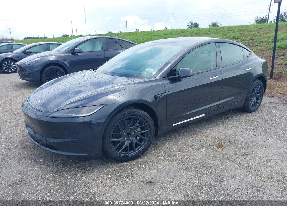 2024 TESLA MODEL 3 REAR-WHEEL DRIVE VIN: 5YJ3E1EA4RF784591
