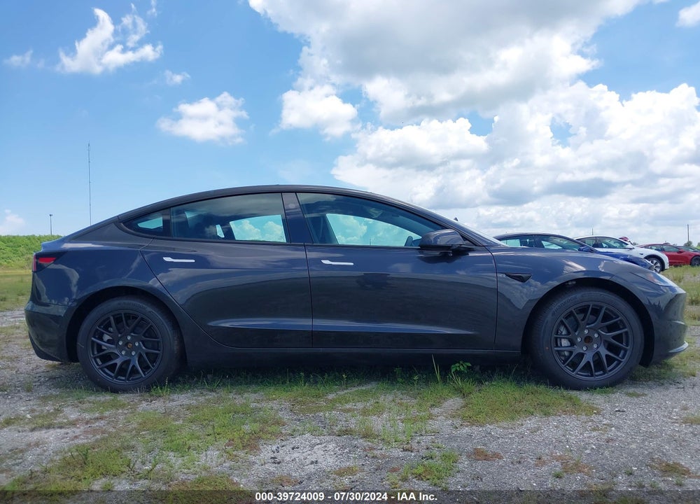 2024 TESLA MODEL 3 REAR-WHEEL DRIVE VIN: 5YJ3E1EA4RF784591