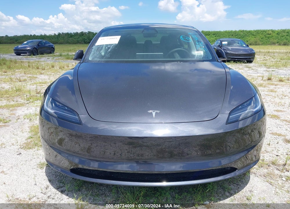 2024 TESLA MODEL 3 REAR-WHEEL DRIVE VIN: 5YJ3E1EA4RF784591