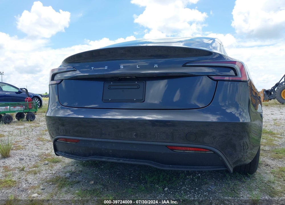 2024 TESLA MODEL 3 REAR-WHEEL DRIVE VIN: 5YJ3E1EA4RF784591
