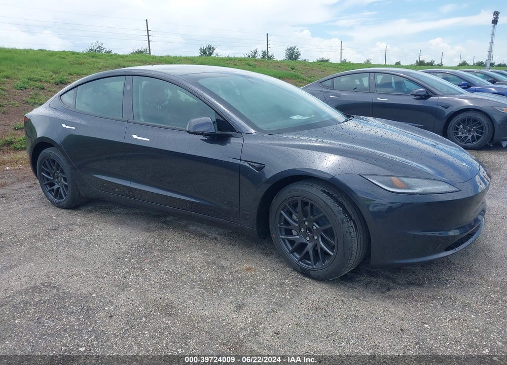 2024 TESLA MODEL 3 REAR-WHEEL DRIVE VIN: 5YJ3E1EA4RF784591