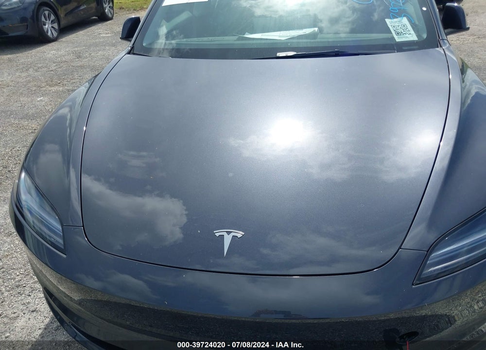 2024 TESLA MODEL 3 REAR-WHEEL DRIVE VIN: 5YJ3E1EA5RF750627