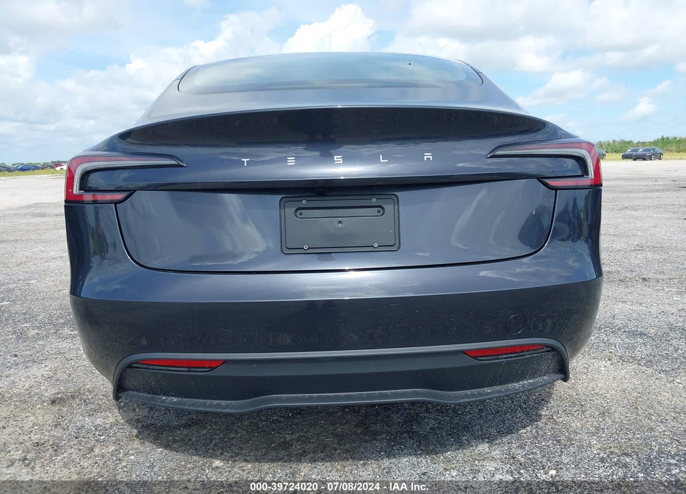 2024 TESLA MODEL 3 REAR-WHEEL DRIVE VIN: 5YJ3E1EA5RF750627