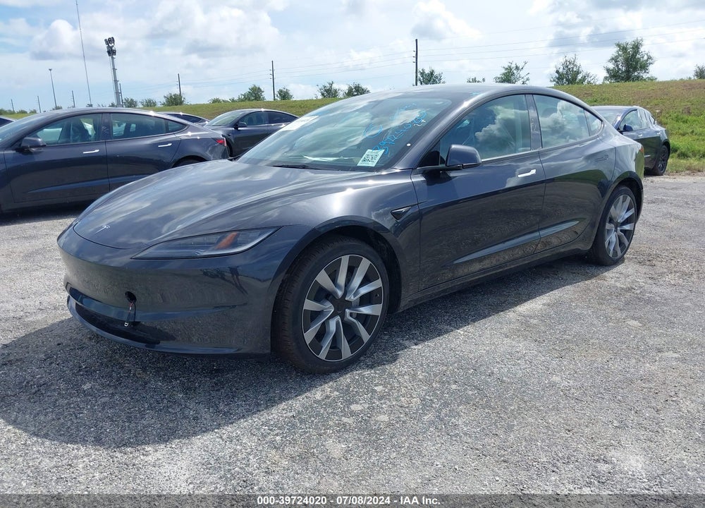 2024 TESLA MODEL 3 REAR-WHEEL DRIVE VIN: 5YJ3E1EA5RF750627