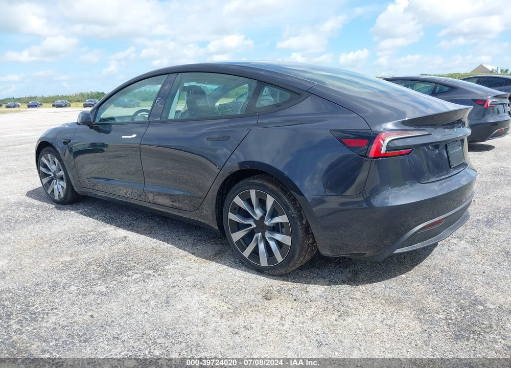 2024 TESLA MODEL 3 REAR-WHEEL DRIVE VIN: 5YJ3E1EA5RF750627