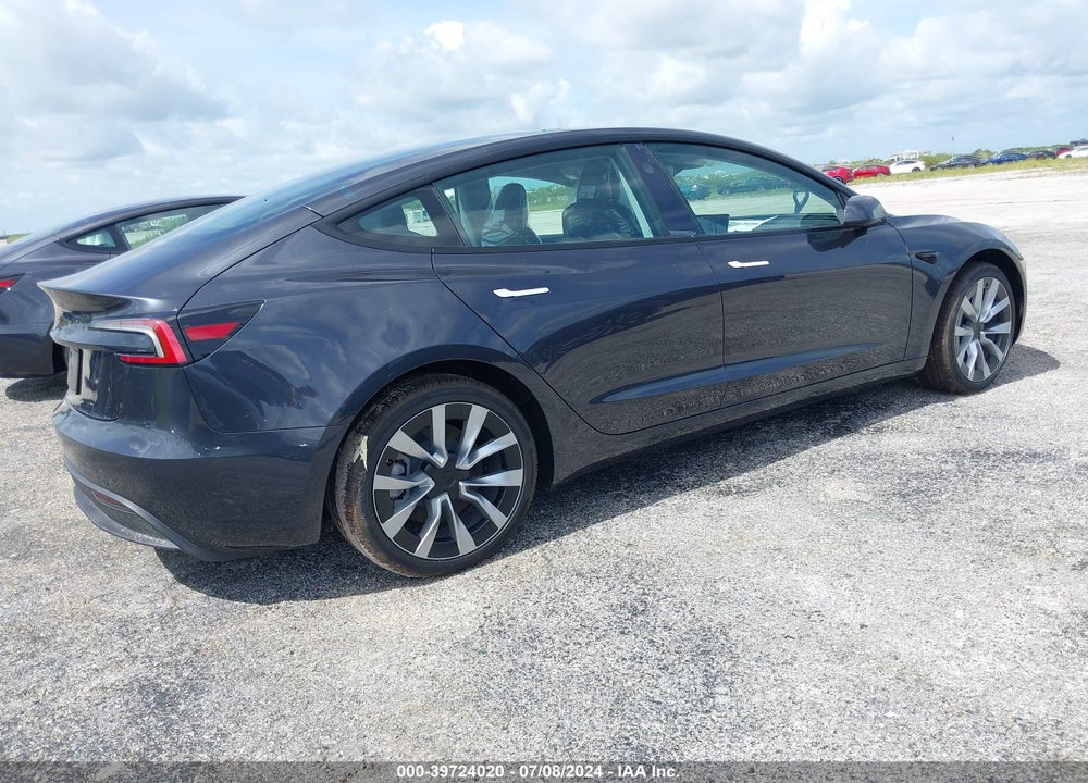 2024 TESLA MODEL 3 REAR-WHEEL DRIVE VIN: 5YJ3E1EA5RF750627