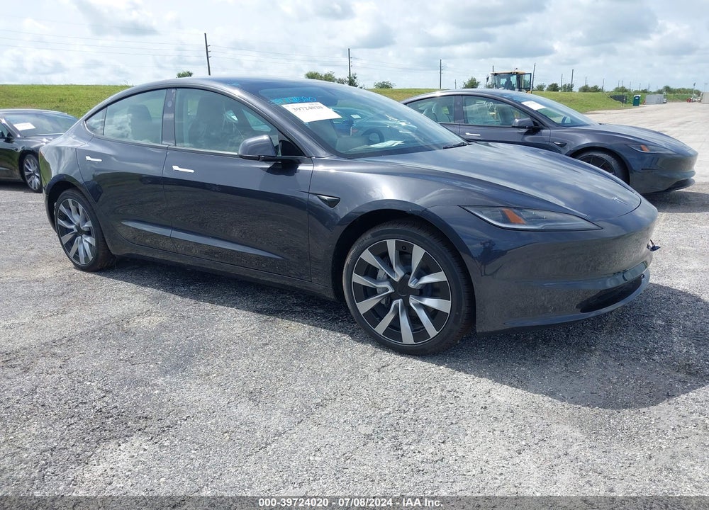 2024 TESLA MODEL 3 REAR-WHEEL DRIVE VIN: 5YJ3E1EA5RF750627