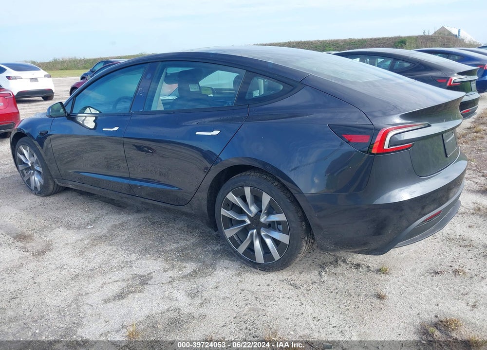2024 TESLA MODEL 3 REAR-WHEEL DRIVE VIN: 5YJ3E1EA5RF752426
