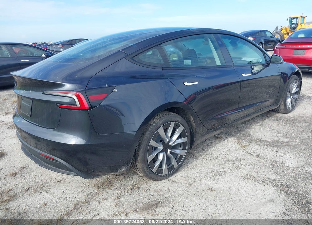 2024 TESLA MODEL 3 REAR-WHEEL DRIVE VIN: 5YJ3E1EA5RF752426