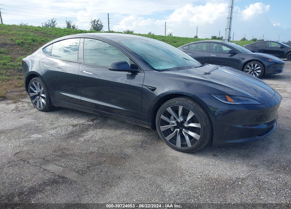 2024 TESLA MODEL 3 REAR-WHEEL DRIVE VIN: 5YJ3E1EA5RF752426