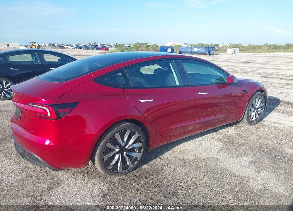 2024 TESLA MODEL 3 REAR-WHEEL DRIVE VIN: 5YJ3E1EA5RF752510