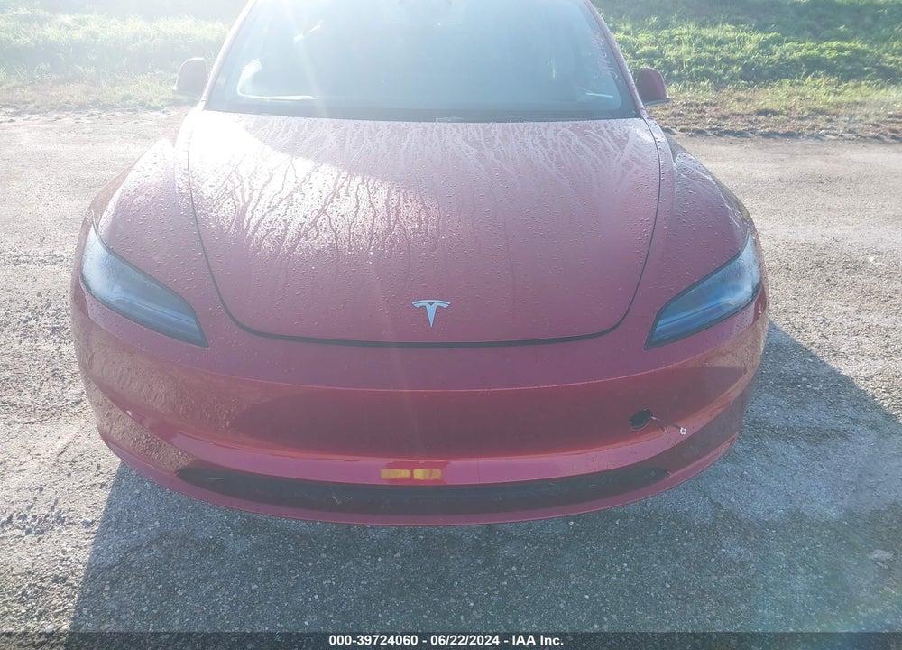 2024 TESLA MODEL 3 REAR-WHEEL DRIVE VIN: 5YJ3E1EA5RF752510