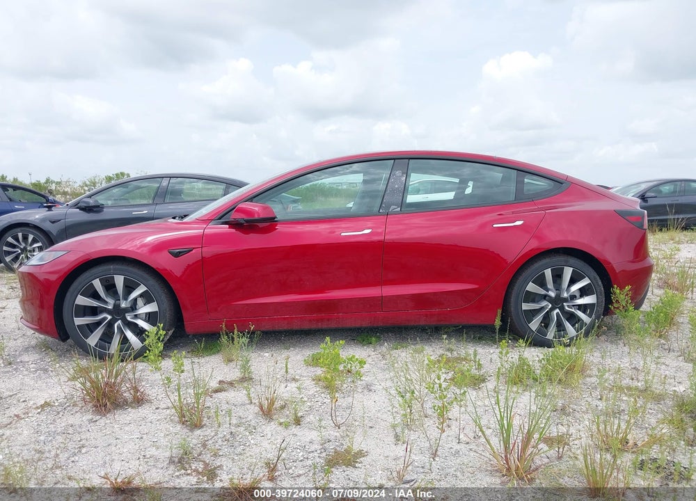 2024 TESLA MODEL 3 REAR-WHEEL DRIVE VIN: 5YJ3E1EA5RF752510