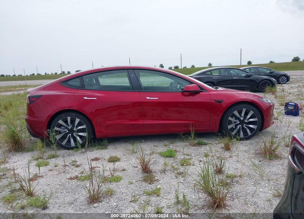 2024 TESLA MODEL 3 REAR-WHEEL DRIVE VIN: 5YJ3E1EA5RF752510