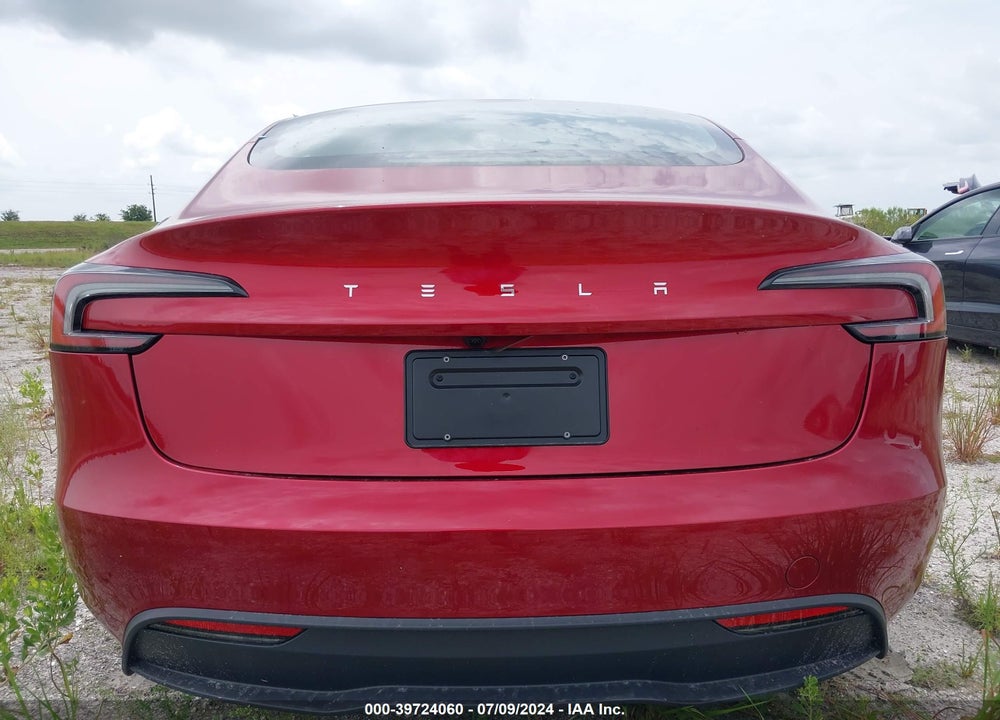 2024 TESLA MODEL 3 REAR-WHEEL DRIVE VIN: 5YJ3E1EA5RF752510