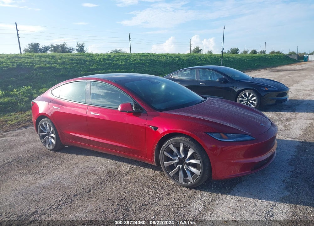 2024 TESLA MODEL 3 REAR-WHEEL DRIVE VIN: 5YJ3E1EA5RF752510