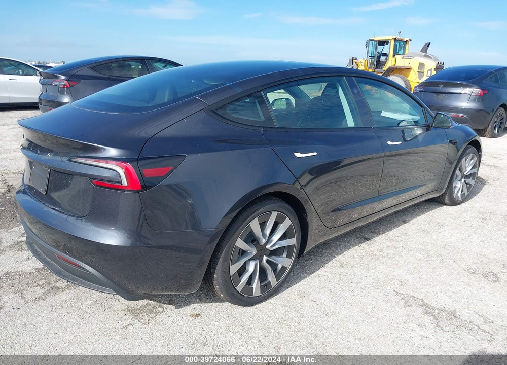 2024 TESLA MODEL 3 REAR-WHEEL DRIVE VIN: 5YJ3E1EA6RF742617