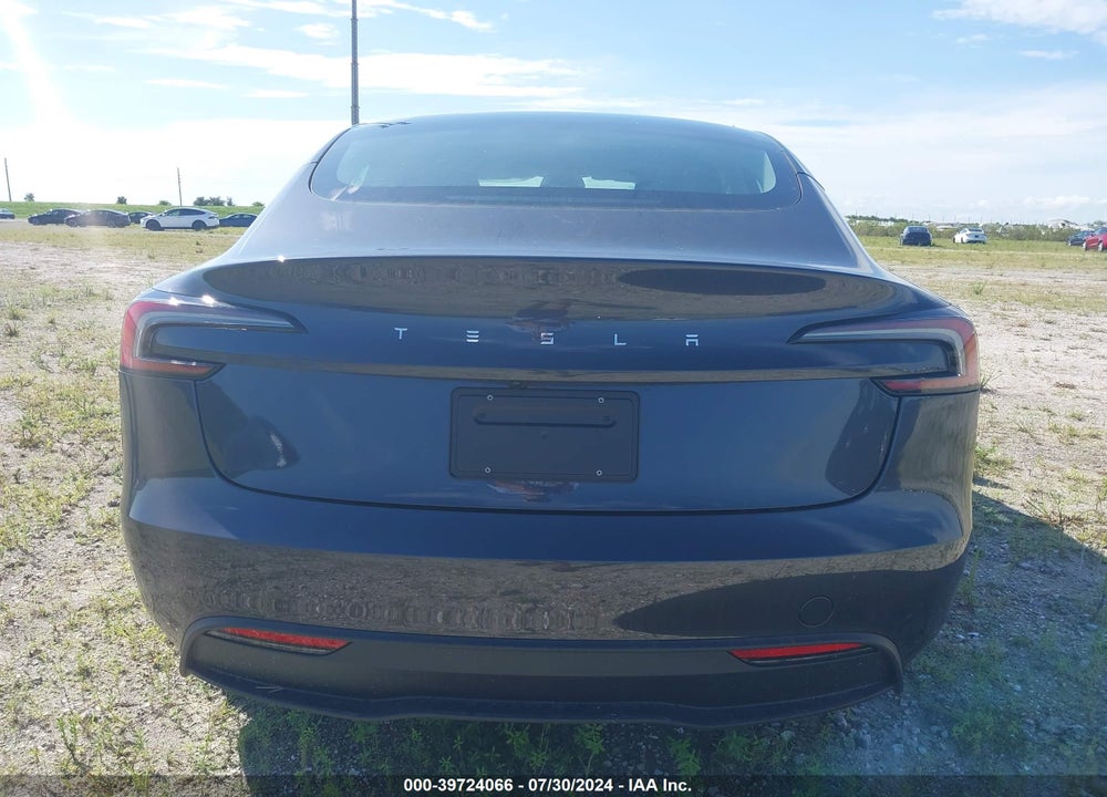 2024 TESLA MODEL 3 REAR-WHEEL DRIVE VIN: 5YJ3E1EA6RF742617