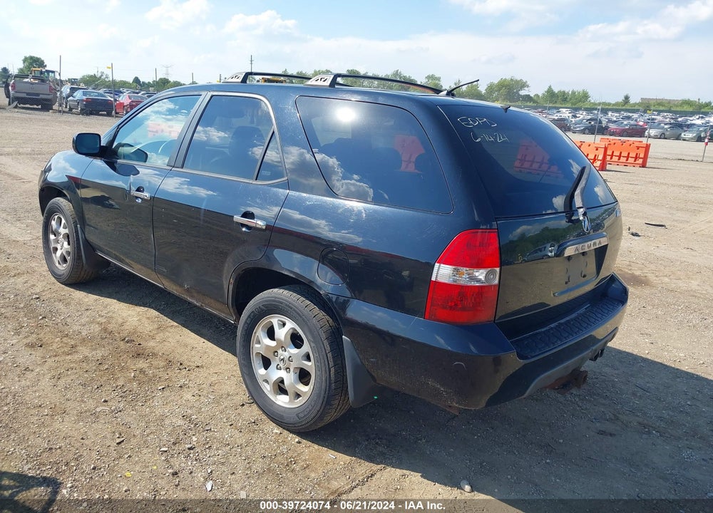 2002 ACURA MDX VIN: 2HNYD18672H548754