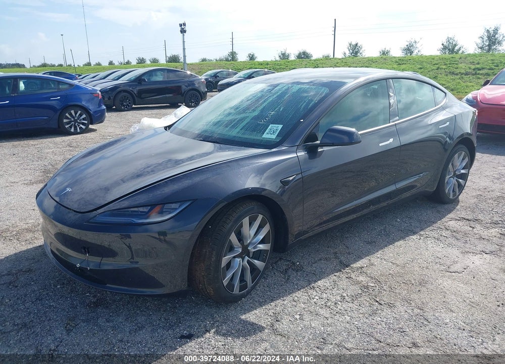 2024 TESLA MODEL 3 REAR-WHEEL DRIVE VIN: 5YJ3E1EA6RF751608