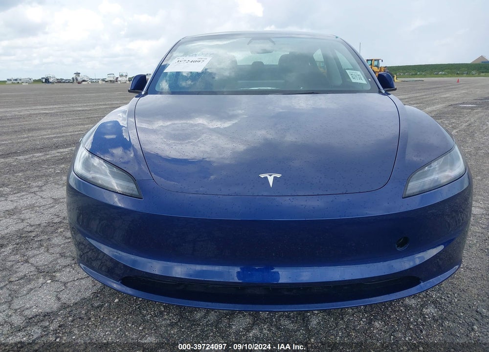 2024 TESLA MODEL 3 REAR-WHEEL DRIVE VIN: 5YJ3E1EA7RF750726