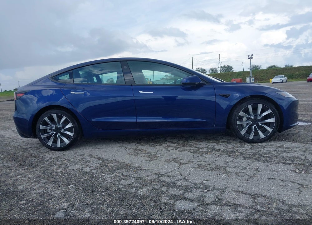 2024 TESLA MODEL 3 REAR-WHEEL DRIVE VIN: 5YJ3E1EA7RF750726