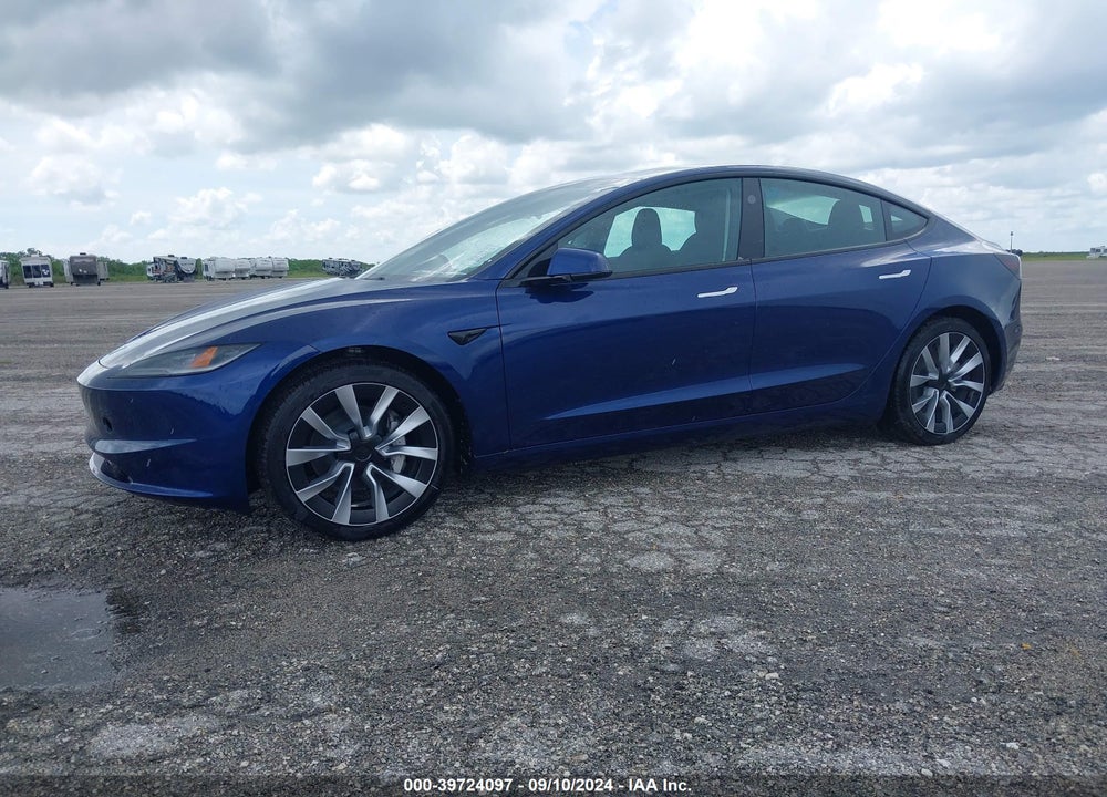 2024 TESLA MODEL 3 REAR-WHEEL DRIVE VIN: 5YJ3E1EA7RF750726