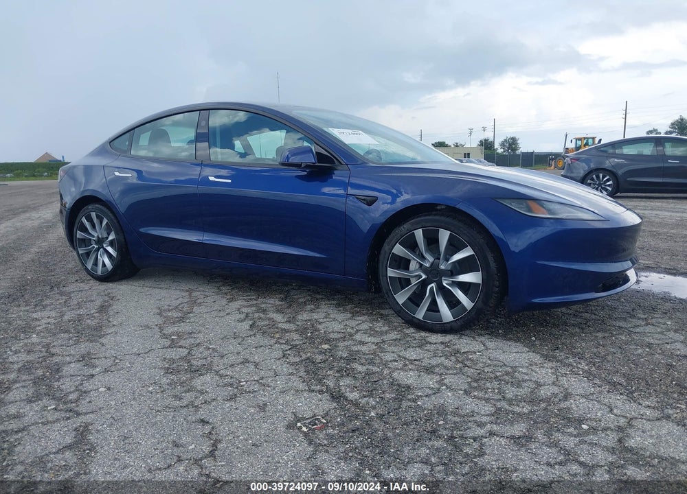 2024 TESLA MODEL 3 REAR-WHEEL DRIVE VIN: 5YJ3E1EA7RF750726