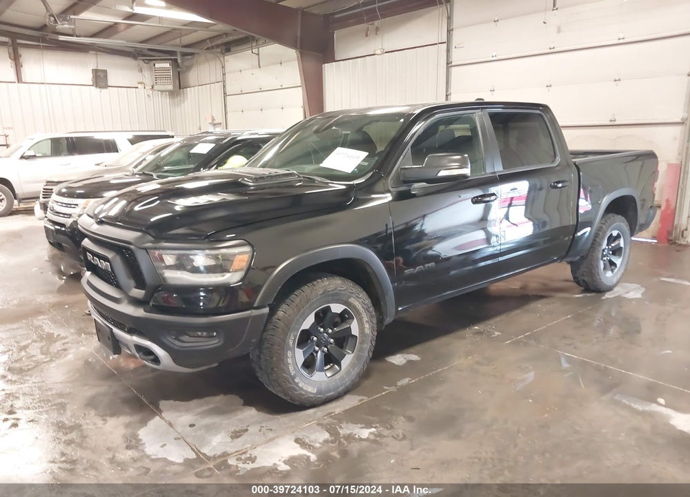 2019 RAM 1500 REBEL 4X4 5'7 BOX VIN: 1C6SRFLT7KN592288