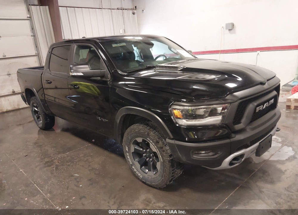 2019 RAM 1500 REBEL 4X4 5'7 BOX VIN: 1C6SRFLT7KN592288