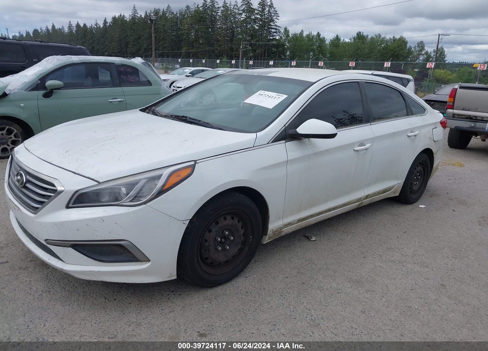 2016 HYUNDAI SONATA SE VIN: 5NPE24AF1GH344847