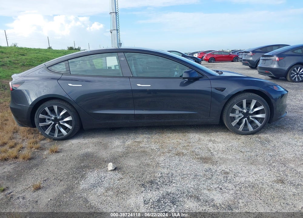 2024 TESLA MODEL 3 REAR-WHEEL DRIVE VIN: 5YJ3E1EA8RF751612