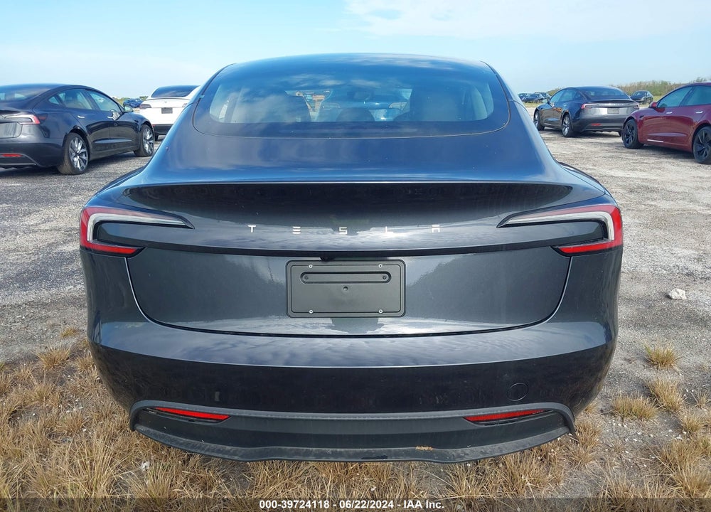 2024 TESLA MODEL 3 REAR-WHEEL DRIVE VIN: 5YJ3E1EA8RF751612